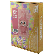 Конструктор піксельний 9183 Labubu 3132 деталі рожевий (RZN-23104328)