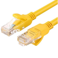 Мережевий кабель UGREEN Cat 5e U/UTP Lan Cable 5m (Yellow) new (RZN-23106388)