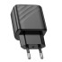 Зарядний блок живлення Type-C+USB HOCO CS23A Sunlight 30 W 2.5 A чорний (RZN-23101872)