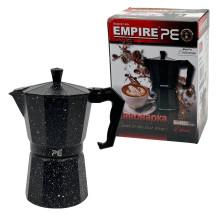 Кавоварка гейзерна алюмінієва Empire EM-6603 Делюкс V 350 мл чорний (RZN-23095979) Кавоварка гейзерна алюмінієва Empire EM-6603 Делюкс V 350 мл чорний (RZN-23095979)