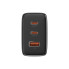Зарядний блок живлення 2хType-C+USB Baseus Cube Pro Fast 65 W 5 V 3 A чорний (RZN-23105728)