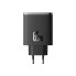 Зарядний блок живлення 2хType-C+USB Baseus Cube Pro Fast 65 W 5 V 3 A чорний (RZN-23105728)