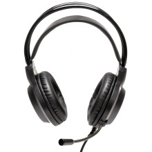 Навушники дротові геймерські Hölmer H-01GS AUX USB з мікрофоном чорний (RZN-23105680) Навушники дротові геймерські Hölmer H-01GS AUX USB з мікрофоном чорний (RZN-23105680)