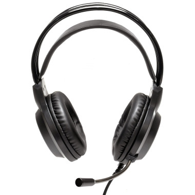 Навушники дротові геймерські Hölmer H-01GS AUX USB з мікрофоном чорний (RZN-23105680)