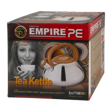 Чайник для плити Empire EM-7708 Ким нержавіюча сталь 3 л сріблястий (RZN-23104671)
