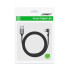 Кабель USB/Type-C 0.5 м UGREEN US284 Angled 18 Вт 3 А чорний (RZN-23105880)
