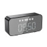 Колонка портативна XO F41 Mirror Clock Bluetooth FM з годинником чорний (RZN-23100537)