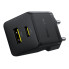 Зарядний пристрій з кабелем Type-C+USB/Type-C 1 м Baseus Palm Fast Charger 30 W 12 V 2.5 А чорний (RZN-23106509)