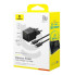 Зарядний пристрій з кабелем Type-C+USB/Type-C 1 м Baseus Palm Fast Charger 30 W 12 V 2.5 А чорний (RZN-23106509)