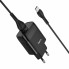 Зарядний пристрій з кабелем USB/Type-C 1 м HOCO C72Q Glorious 18 W чорний (RZN-23101790)