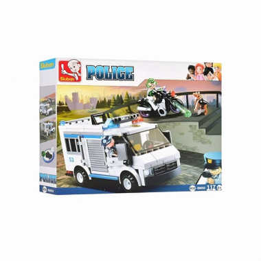 Конструктор SLUBAN M38-B0652 Поліція 117 деталей (RZN-23106260)