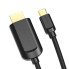Відеокабель Type-C/HDMI 1 м Vention CGUBF чорний (RZN-23102309)
