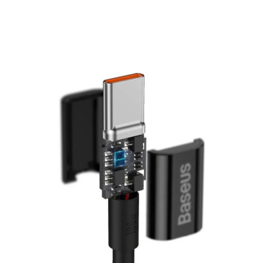 Кабель Type-C/Type-C 1 м Baseus Superior 100 Вт чорний (RZN-23104220)