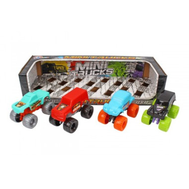 Іграшковий набір машинок 4в1 Міні Траки Technok Toys 9567 пластик 12 см різнобарвний (RZN-23099342)