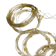 Світлодіодна гірлянда-завіса мідний дріт 200 LED Роса крапля 3 х 3 м білий (RZN-23104447)