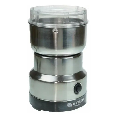 Кавомолка ножова роторна ВІТЕК R-7113 300 Вт 85 г сріблястий (RZN-23094544)