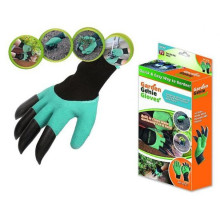 Садові рукавички-кігті Garden Genie Gloves чорний з бірюзовим (RZN-23097239)
