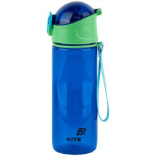 Пляшка для води Kite K25-400-3 з ремінцем 530 мл синій (RZN-23105379)