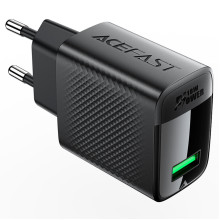 Зарядний пристрій з кабелем USB/Type-C 1 м Acefast A90 18 W 2 А 9 V чорний (RZN-23102077)