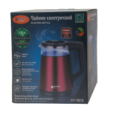 Електрочайник BITEK BT-7815 нержавіюча сталь 1.8 л синій (RZN-23105438)