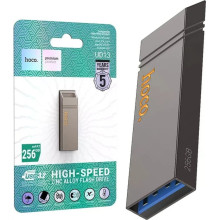 Флеш пам'ять USB 256 GB Hoco UD13 Clever USB 3.2 сірий (RZN-23104418)
