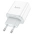 Зарядний блок живлення Type-C+USB HOCO C105A Stage 20 W 12 V 1.67 A білий (RZN-23102265)