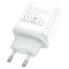 Зарядний блок живлення Type-C+USB HOCO C105A Stage 20 W 12 V 1.67 A білий (RZN-23102265)
