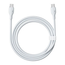 Кабель Type-C/Type-C 2 м Baseus Pudding 100 Вт білий (RZN-23106335)