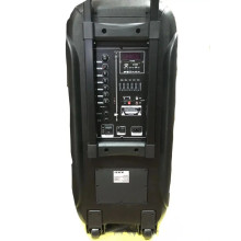 Колонка портативна ZXX 7575 Bluetooth LED FM з мікрофонами чорний (RZN-23104424)