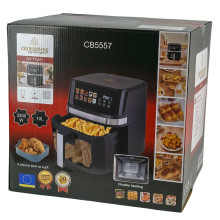 Аерогриль-фритюрниця мультипіч Crownberg CB-5557 безмасляна 3200 Вт 10 л (RZN-23106646) Аерогриль-фритюрниця мультипіч Crownberg CB-5557 безмасляна 3200 Вт 10 л (RZN-23106646)