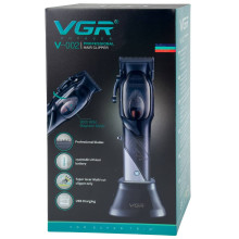 Бездротова машинка для стрижки волосся VGR V-002 USB 4 насадки чорний (RZN-23103219) Бездротова машинка для стрижки волосся VGR V-002 USB 4 насадки чорний (RZN-23103219)