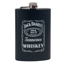 Набір фляга зі стопками 270 мл Jack Daniels GT-22 подарункова упаковка чорний (RZN-23105504)