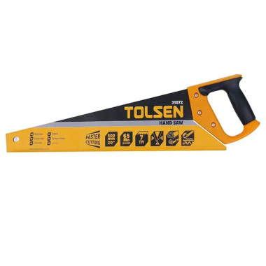 Пила садова Tolsen сталь 590/500 мм жовтий (RZN-23105666)