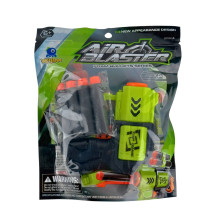 Дитячий пістолет 118A-1 м'які кулі 19 см чорний з зеленим (RZN-23104039)