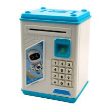Скарбничка-сейф Робот електронна з кодовим замком 24 х 13 см блакитний з білим (RZN-23092692)