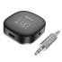 Bluetooth-ресивер HOCO E80 Travel AUX з дисплеєм 250 мАг чорний (RZN-23102069)