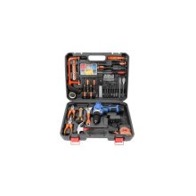 Дриль/шуруповерт + набір інструментів (валіза, 2 акумулятори) (AT-CD2101-102) new (RZN-23103187)