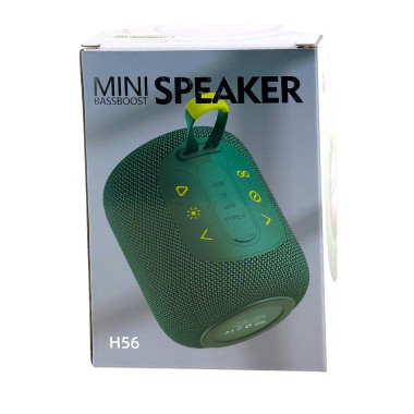 Колонка портативна HOPESTAR H56 Bluetooth LED зелений (RZN-23102861)