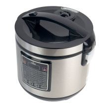 Мультиварка-скороварка Crownberg CB-5528 900 Вт 5 л сріблястий з чорним (RZN-23105436) Мультиварка-скороварка Crownberg CB-5528 900 Вт 5 л сріблястий з чорним (RZN-23105436)