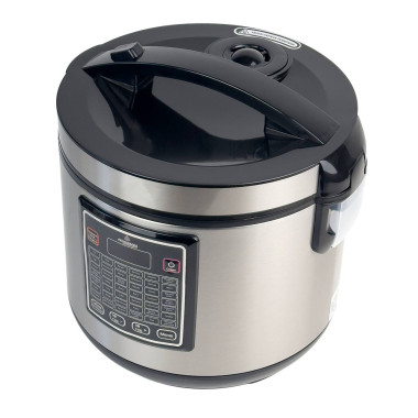 Мультиварка-скороварка Crownberg CB-5528 900 Вт 5 л сріблястий з чорним (RZN-23105436)