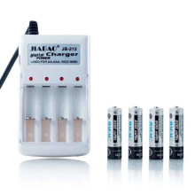 Зарядний пристрій 4хААА/АА Jiabao Digital Charger JB-212 2500mA з акумуляторами АА білий (RZN-23093838)