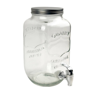 Лимонадниця з краном Viva 3 л скло прозорий (RZN-23105937)