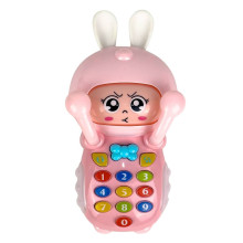 Інтерактивна іграшка Телефончик PL-721-49 зі світловими та звуковими ефектами 15 см рожевий (RZN-23102621)