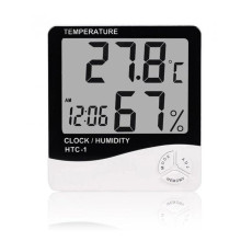 Бездротовий гігрометр з годинником, Htc-1 new (RZN-23093806)