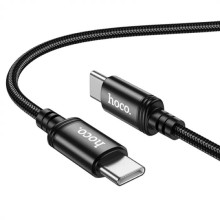 Кабель Type-C/Type-C 3 м HOCO X91 Radiance 60 Вт 3 А чорний (RZN-23106439)