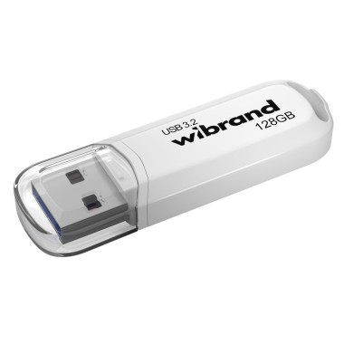 Флеш пам'ять USB 128 GB Wibrand Marten USB 3.2 Gen1 білий (RZN-23103410)