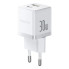 Зарядний блок живлення Type-C+USB Baseus Palm 30 W 20 V 3 А білий (RZN-23104632)