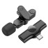 Мікрофон динамічний петличний BOROFONE BFK12 Trophy Type-C для смартфона Bluetooth чорний (RZN-23101814)