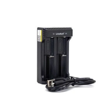 Зарядний пристрій USB 2х14500-26650 LiitoKala Lii-L2 500 mA 4.2 В чорний (RZN-23104642)