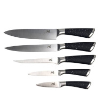 Набір ножів 5 штук Empire EM-1931 Блек нержавіюча сталь чорний (RZN-23102689)